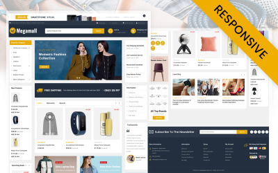 Megamall - шаблон універсального магазину OpenCart
