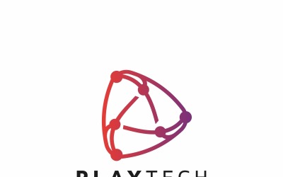 Plantilla de logotipo de Play Tech