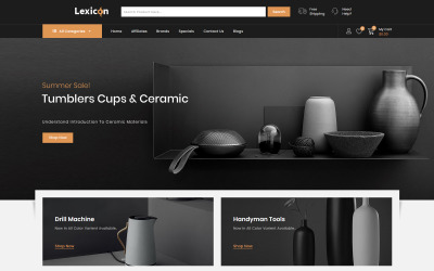 Responsivt Lexicon - kitchen Accessories Store OpenCart-mall #86223
