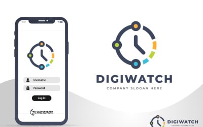 Smart Digital Watch - Data Time Technology-logo
