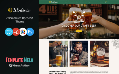 Wintenic - Wine and Drink Shop OpenCart Template