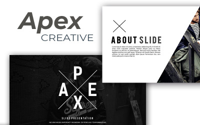 Modello di PowerPoint creativo Apex