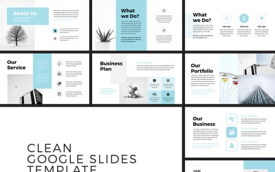 Pehela - Diapositivas de Google de Clean Minimal Business