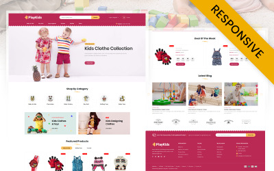 Playkids - шаблон OpenCart для детского магазина