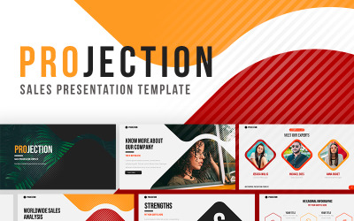 Prémium Sales Projection Google Slides Template Google Slides 86479