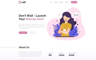 Responsive SUp - IT Creative HTML Açılış Sayfası #86471