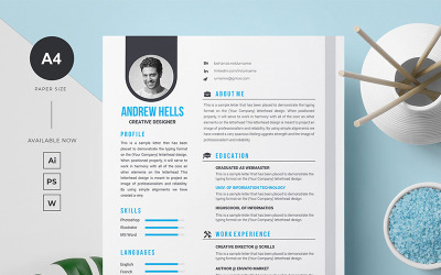 Andrew Hells CV Resume Template