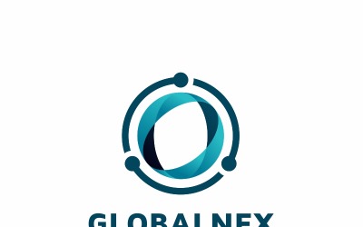 Globální společnost Logo šablona