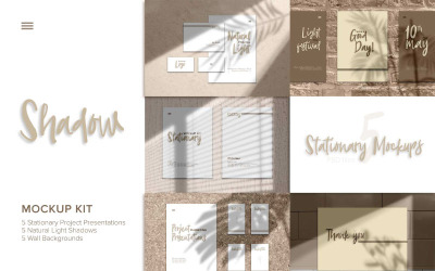 Gerçekçi Gölge Ürünü Mockup'ı