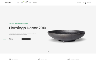 Thème PrestaShop pour Ap Pando Minimal Furniture