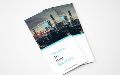 Beipa Unique Trifold Brochure - Vorlage für Unternehmensidentität