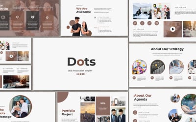 Dots Creative Template Google Slides