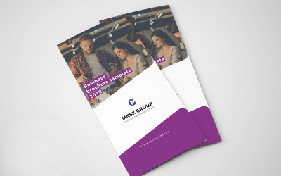 Rauna  Trifold Brochure - Corporate Identity Template