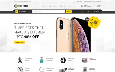 Responsive Expend - Multipurpose Store WooCommerce Theme #86685