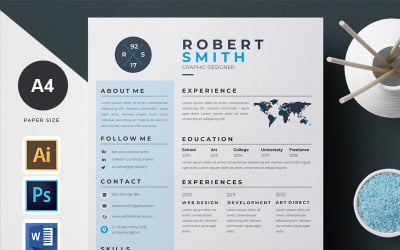 Robert Smith Modern Resume Template