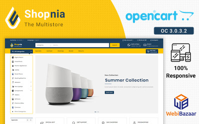 Shopnia Electronics OpenCart Template
