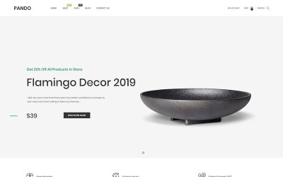 Szablon PrestaShop Ap Pando Minimal Furniture #86632