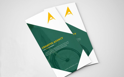 Projekt broszury składanej Tondin - szablon tożsamości korporacyjnej