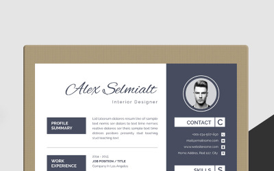 Alex Selmialt Word Resume Template