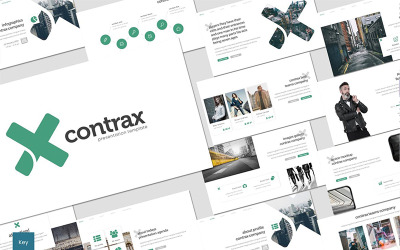 Contrax - шаблон Keynote