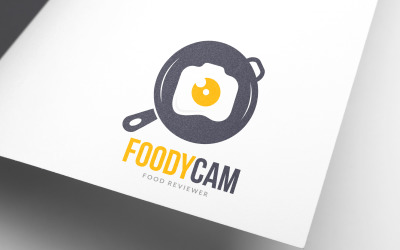 Foody Camera - Food Reviewer Logo Template