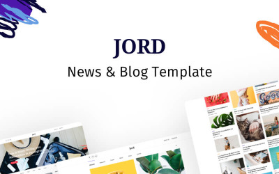 Jord - Modèle de site Web de blog