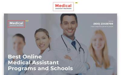 Lékařské - bezplatná čistá šablona vstupní stránky HTML
