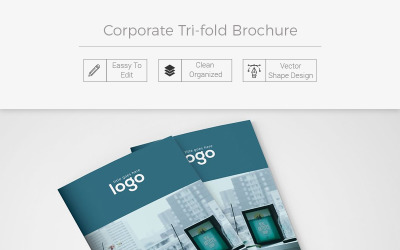 Panaderia Creative Tri Fold Brochure - Vorlage für Unternehmensidentität