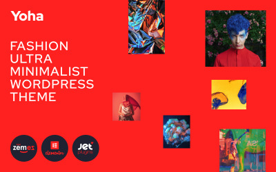 Yoha - Modisches ultra-minimalistisches WordPress-Theme