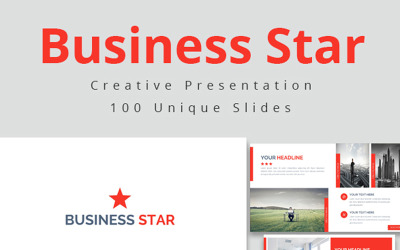 Business Star PowerPoint sunum şablonları