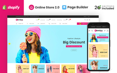Cronics Multipurpose Store Shopify-tema