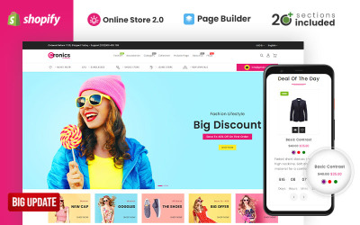 Cronics Multipurpose Store Shopify-tema