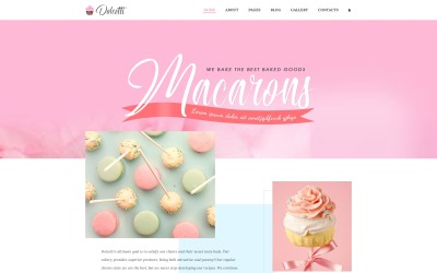 Dolcetti - Bakery Multipage Modern №86895