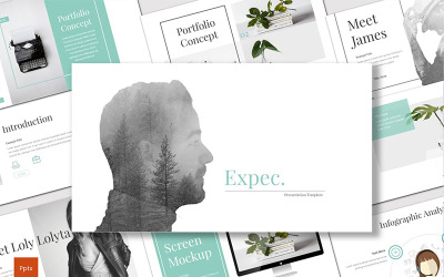 Expec PowerPoint template
