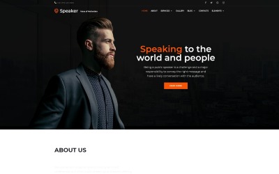 Reszponzív Speaker - Event Planner Multipage Creative HTML Weboldal sablon 86898