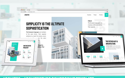Arquitec - Arkitektur PowerPoint-mall