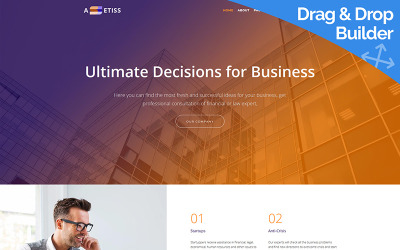 Assetiss - Šablona Business Advisor Moto CMS 3