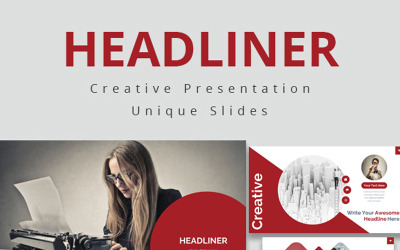 Headliner - Keynote şablonu