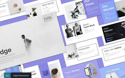 Krawędź - szablon Keynote