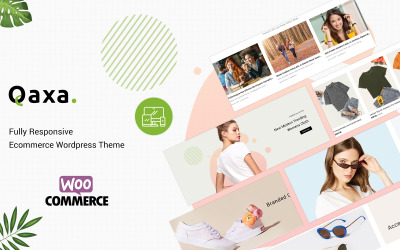 "Qaxa - Fashion Responsive Store" thème WooCommerce adaptatif #86979