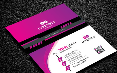 Simple Modern business cards - Corporate Identity Template