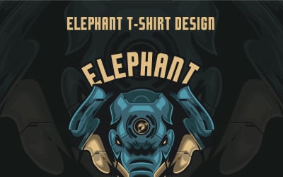Elephant Design - T-shirt Design