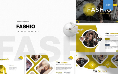 Fashio - шаблон Keynote