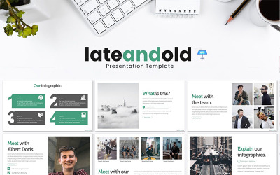 Lateandold - шаблон Keynote