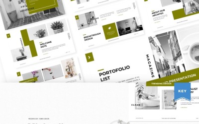 Minimalista - Keynote sablon
