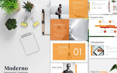 Modello PowerPoint Moderno
