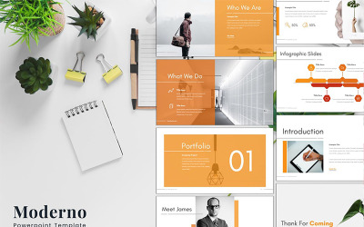 Moderno PowerPoint template