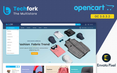 Techfork - Electronics Store OpenCart Template