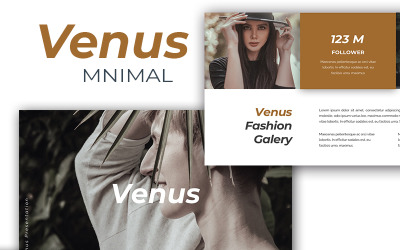 Venus Minimal PowerPoint šablona