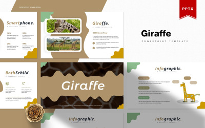 Zsiráf | PowerPoint sablon